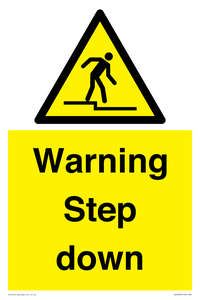 Warning Step down